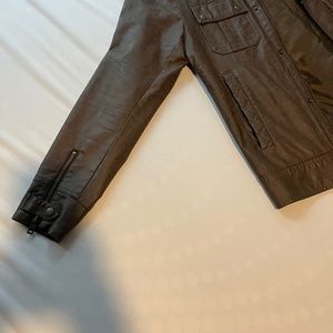 Leather guess jacket